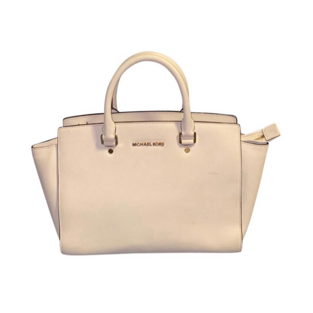 Cream Michael Kors Satchel